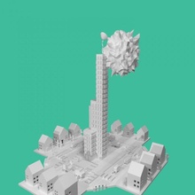 calm town tinkercad 3d print model - Mito3D