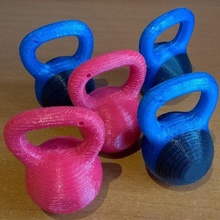 Kettlebell chave 3d print model - Mito3D