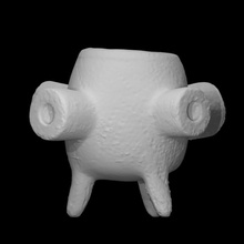catawba four-stemmed pipe scan history smoking relief tobacco archeology stemmed 3d print model - Mito3D