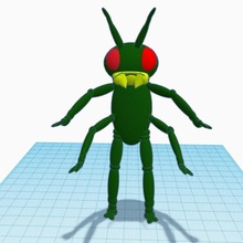 insectoid tinkercad 3d print model - Mito3D