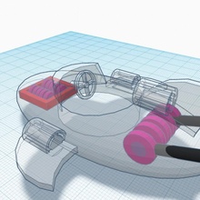 aérien Buddyland fusée coureur libre conception Twitter tinkercad 3d print model - Mito3D