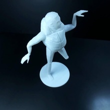 Tortuga hombre ventilador Arte personalizador 3d print model - Mito3D