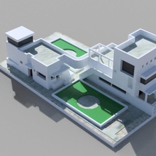 bauhaus lubin house tel-binyamin israel 3d print model - Mito3D