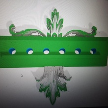 6 cuerda burlarse diseño puente acústico Desplazarse 3d print model - Mito3D