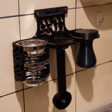 designer accessory holder delonghi coffee design kitchen tamper barista stainer 3d print model - Mito3D