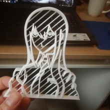 Steins portão Kurisu estátua 3d print model - Mito3D