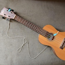 ukulele strap hooks instrument tinkercad 3d print model - Mito3D