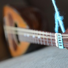 mandolin strap hook instrument music tinkercad 3d print model - Mito3D