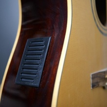 guitarra sintonizador blanco instrumento música panel 3d print model - Mito3D