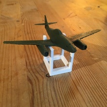 Messerschmitt 262 juguetes juegos aeronave jet Guerra Mundial 3d print model - Mito3D