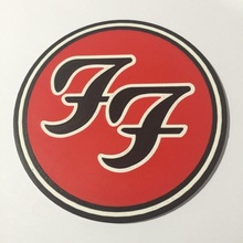 foo fighters logo coaster music rock coasters band talent foofighters 3d print model - Mito3D