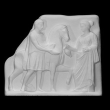 Rahatlama adanmış hephaestion taramak Antik hayvan şekil kahraman adam anıt erkek faliyet alani sahne genel asilzade 3d print model - Mito3D