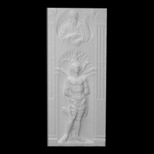 st sebastian prophet scan christian god legend worship marble religion church halo death saint martyr 3d print model - Mito3D