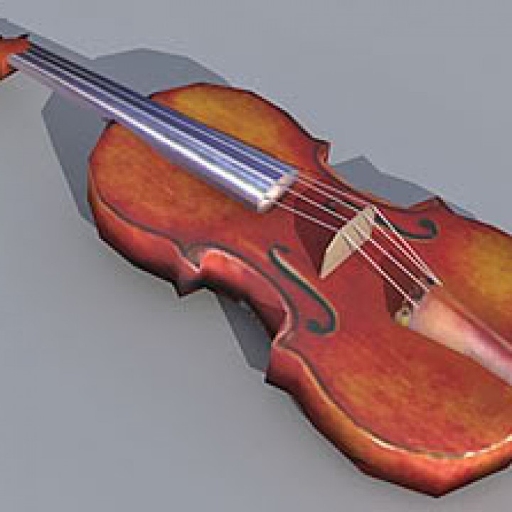 3d violin 3D print model - Mito3D