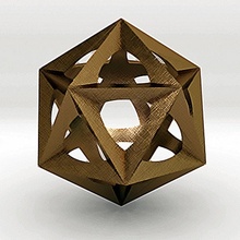 0001 icosaedro 25 cm 3d print model - Mito3D