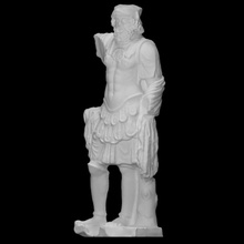 Marte ultore Varredura figura Deus adoração barba mármore masculino mito ares 3d print model - Mito3D