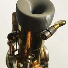 alto saxophone prise courant musique réparer instrument altosax 3d print model - Mito3D