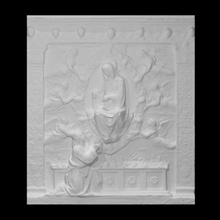 retábulo suposição virgem Varredura cristandade fêmea escultura Igreja madona Bíblia cena Maria piedosos terracota anjos divino 3d print model - Mito3D