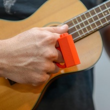 ukulele shaker instrument music percussion rhythm 3d print model - Mito3D
