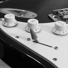 Stratocaster Benutzerdefiniert Schalter Gitarre Stift Fender 3d print model - Mito3D