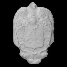 coat arms stemmi scan eagle knight medieval sculpture shield stone symbol male relief 3d print model - Mito3D