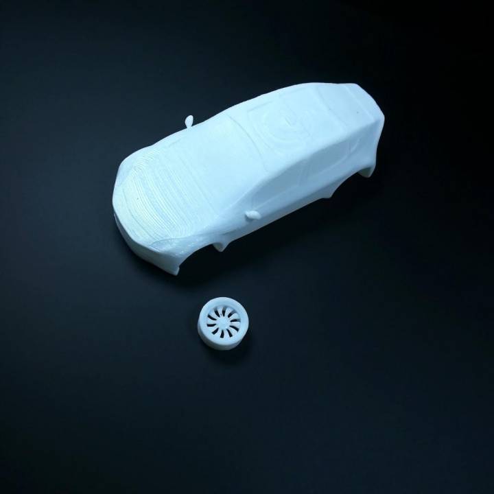 tesla model 3 car electric elonmusk 3D print model - Mito3D