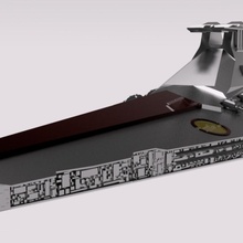 venator classe Estrela destruidor Jedi espaço Guerra Estrelas guerra clone Soldado república navio galáctico separatistas 3d print model - Mito3D