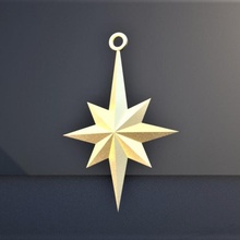Weihnachten Sterne einstellen Dekoration Star 3d print model - Mito3D