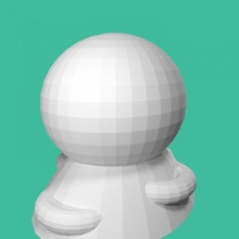 cristal pelota tinkercad 3d print model - Mito3D