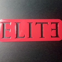 elite logo netflix serie Spagna netlfix 3d print model - Mito3D