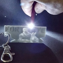 fortnite lithophane llama keychain noob lama 3d print model - Mito3D