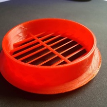 évent couverture gaine persienne 100mm 3d print model - Mito3D