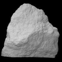 dolerite diabase scan stone rock archeology igneous microgabbro 3d print model - Mito3D