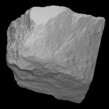 granophyre escanear Roca rock cuarzo arqueología masa tierra granofírico subvolcánico granítico 3d print model - Mito3D