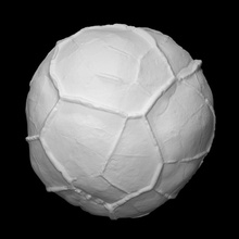 septariano nódulo escanear Roca tierra esfera arqueología mineral calcita grieta masa rosk concreción 3d print model - Mito3D