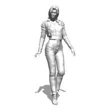 girl walking 2 3d print model - Mito3D