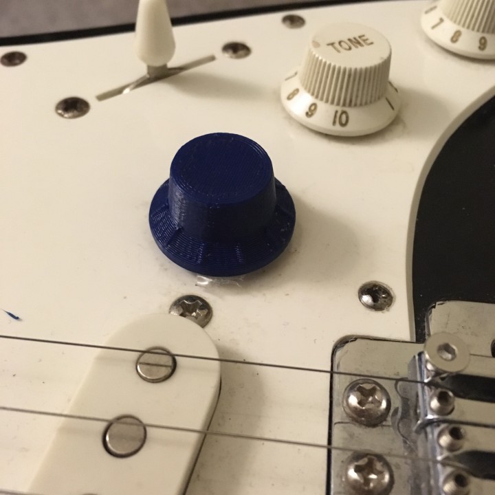 çamurluk stratokaster değiştirme topuz gitar müzik strat aletimi düzeltmek 3D print model - Mito3D