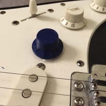 aile stratocaster remplacement bouton guitare musique strat réparer instrument 3d print model - Mito3D