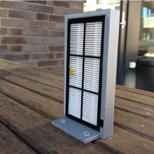 roomba filtrar cuadro polvo limpiador aire vacío robot tendedero 3d print model - Mito3D