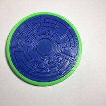 circle puzzle 2 fun small 80 fit-together 3d print model - Mito3D