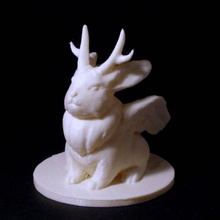 Wolpertinger tampo mesa monstro miniatura d dnd masmorras dragões 3d print model - Mito3D