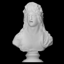 rivière déité analyse buste visage Dieu portrait sculpture l'eau Masculin 3d print model - Mito3D