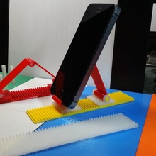 phone holder cremaliera 3d print model - Mito3D