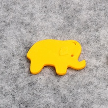 simple d'éléphant extrudé figure jouets jeux l'éléphant 3d print model - Mito3D