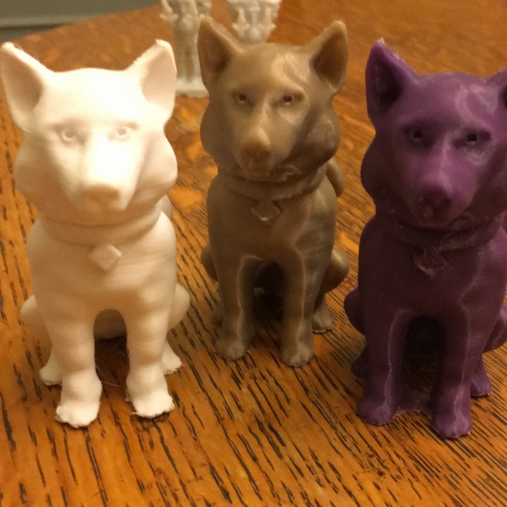 migliorato husky cane 3D print model - Mito3D