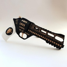 Harley Quinn pistolet batman fdm film joker soutenir arme cosplay dc suicide revolver équipe 3d print model - Mito3D
