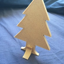 Navidad árbol fácil impresión madera cr 10 2018 cr10s bois 3d print model - Mito3D