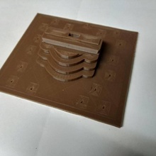 muse origine symétrie ventilateur art bande os 3d print model - Mito3D