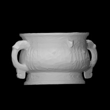 gui food vessel scan bowl bronze houseware ritual metalware 3d print model - Mito3D