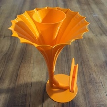 soundflower flower iphone funnel smartphone speaker stand cone horn mobilephone hopper amplified amplifier-horn designer-iphone-cases amplifier-housing smartphonebase smartphone-holder smartphone-stand booster flower-pot+mobile-stand amplifier-case amplify 3d print model - Mito3D